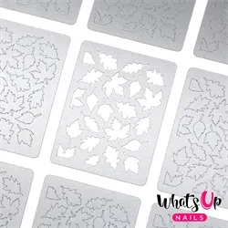 Autumn Stencils, 2 ark, (24 stk) Whats Up Nails